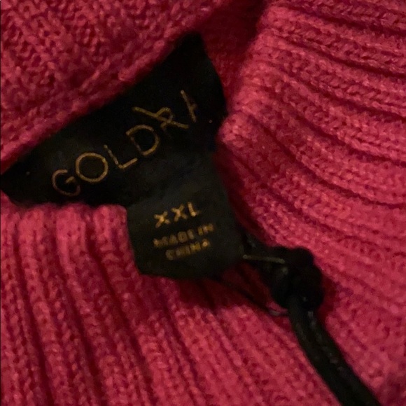 NWT GOLD RAY pink sweater regular - Picture 7 of 7